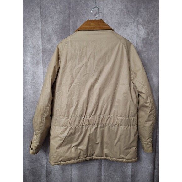 Vintage Lakeland Chore Jacket Barn Coat Womens Sz 40 Large Nylon Corduroy Collar - Picture 11 of 16